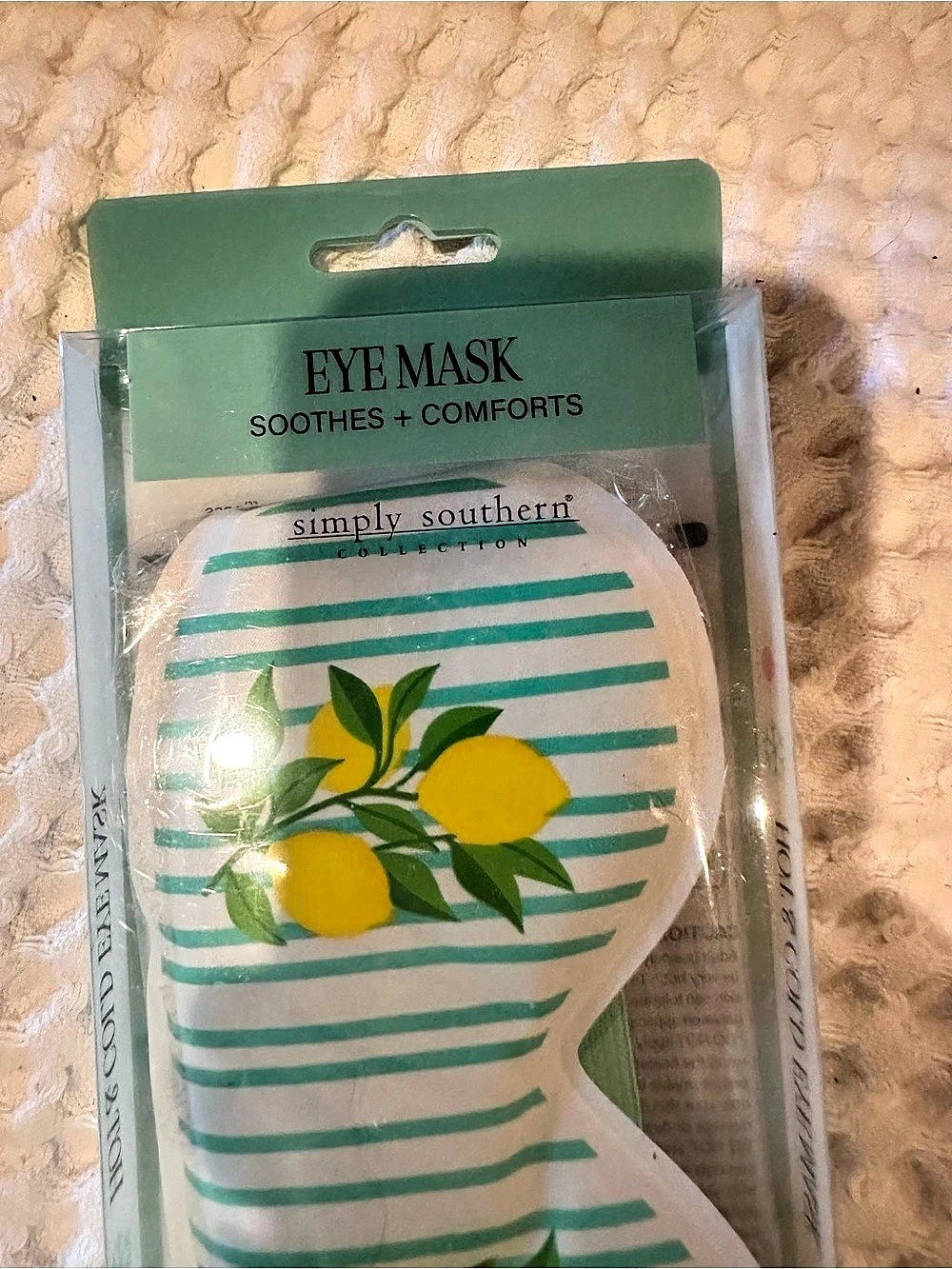 Simply Southern Hot & Cold Eye Mask Stripe Eye Mask NWT
